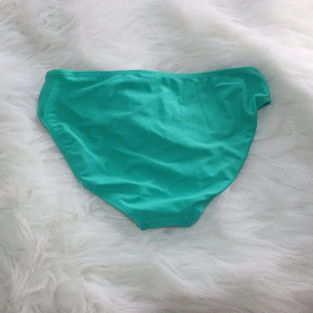 Justin Allen Teal Green Kids Bikini Bottom - Size 12